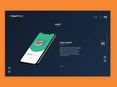 Work Section figma interface simple clean interface simple design ui ux web design