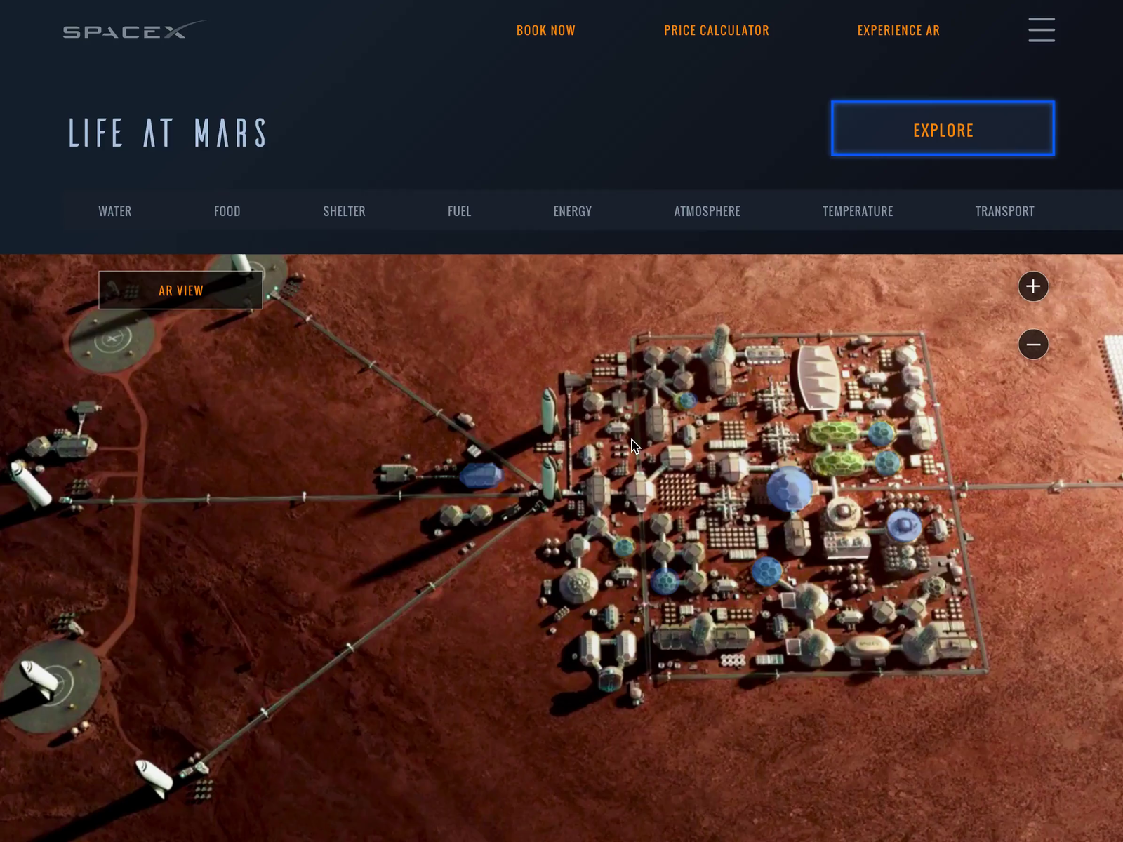 A landing page design for mars mission by Sudheesh on Dribbble