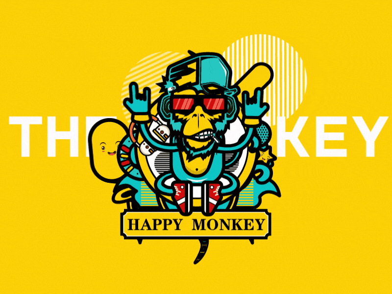 monkey 插画练习