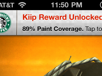 Kiip Reward Notification 2.0 iphone kiip your mom