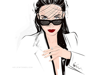 Fashion illustration fashion fashion illustration fashion portrait girl girl boss girl illustration girl power illustration portrait portrait art portrait illustration raster sketch stylish