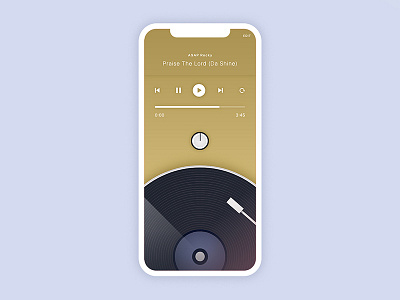 Retro Music Player Mobile Application Design