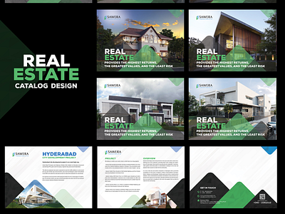 Real Estate Catalog Design building housing real estate real estate agency real estate agent real estate branding