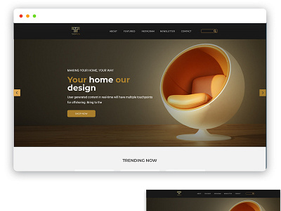 Furniture Websites and Web UI UX Design work animation branding design landing page design ui ux ux design web
