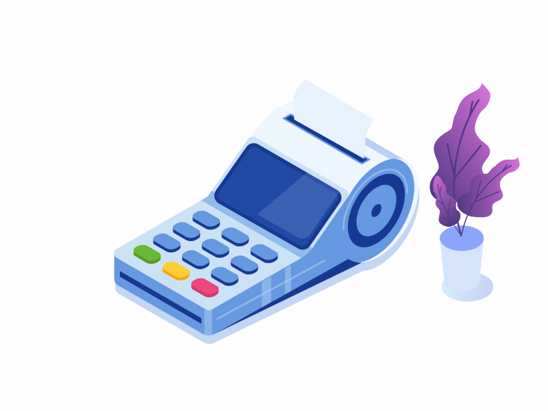 Digital mobile payment, Isometric pos terminal