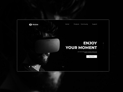 Oculus Website Redesign Concept