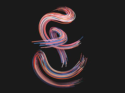 Brush Strokes Series [ 2/3 ] 3d brush cinema4d poster a day