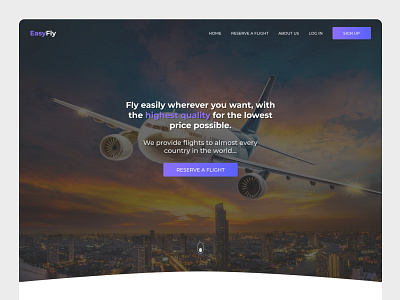 Daily ui 003 app dailyui dailyuichallenge design flight booking landing page ui