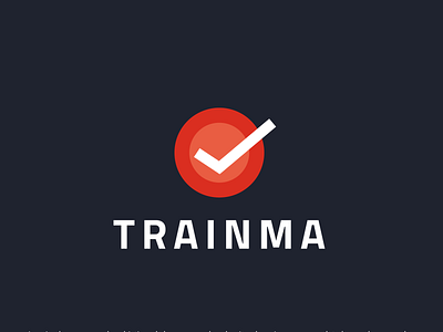 Trainma brand branding illustration logo