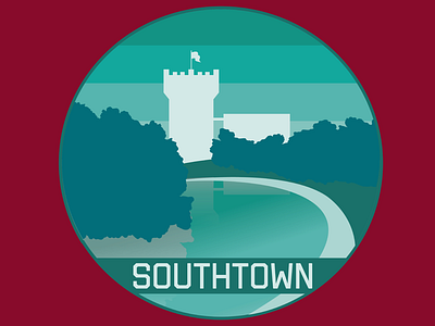 Southtown San Antonio badge illustration illustrator san antonio sticker