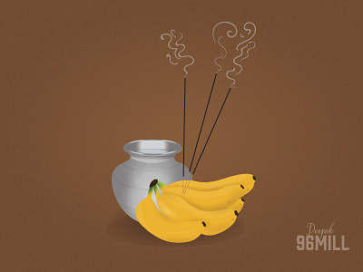 From Start to End bananas culture cup deepak 96mill design illustraiton illustration india indian illustrator vector