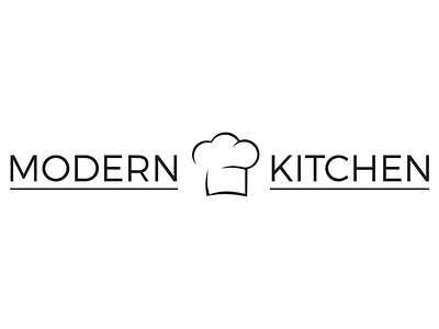 Modern Kitchen Logo design graphic design illustration logo typography