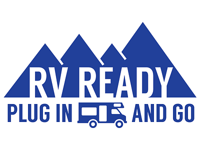 RV Ready Logo / Tradeshow Sign design graphic design illustration logo outdoors trade show typography