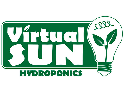 Virtual Sun Hydroponics branding design graphic design identity illustration logo logo design packaging product design typography