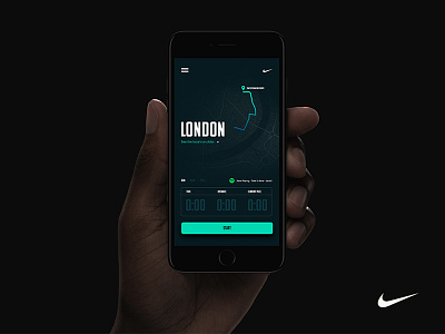 Nike Run App Design