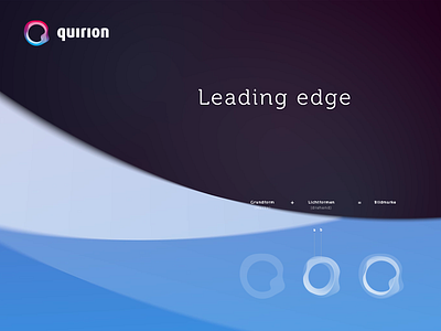 Branding quirion app banking branding design logo roboadvisor uiux