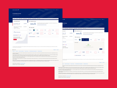 BofA Web App Redesign bank of america bofa design illustration uidesign webapp