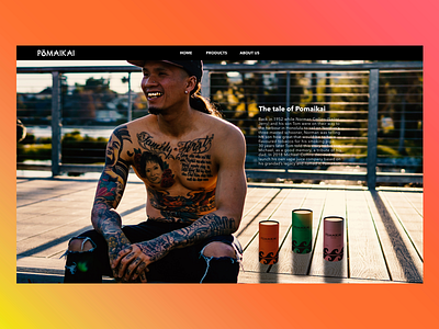 Landing Page for a Vape Juice Company