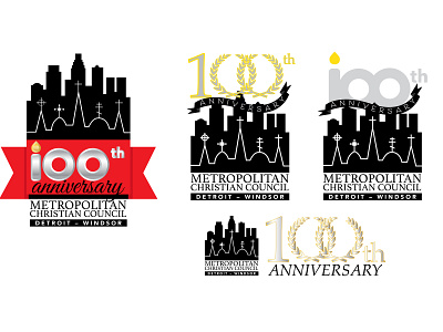 Charity Event 100th Anniversary Logo adobe illustrator branding charity event artwork event logo graphic design illustrator logo vector vector art