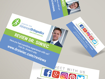 Orthopedic Review Cards design doctor graphic design indesign layout orthopedic review