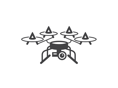 Unused Drone Logo design drone graphic design illustrator logo logo design minimal vector wip