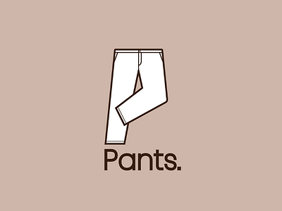 Pants logo design idea logo logogram logoidea logoinspiration p