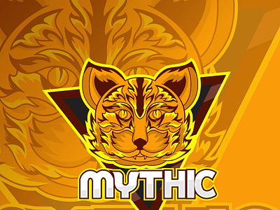 Mythic Cat Esport Mascot Logo cat esport logo