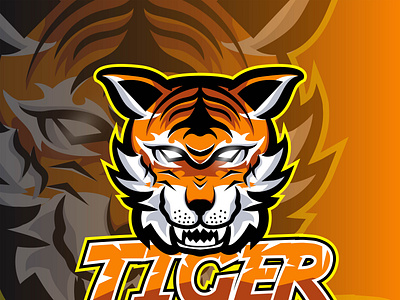 Tiger Mascot for logo esport