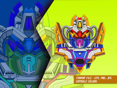 Gundam Custom illustration