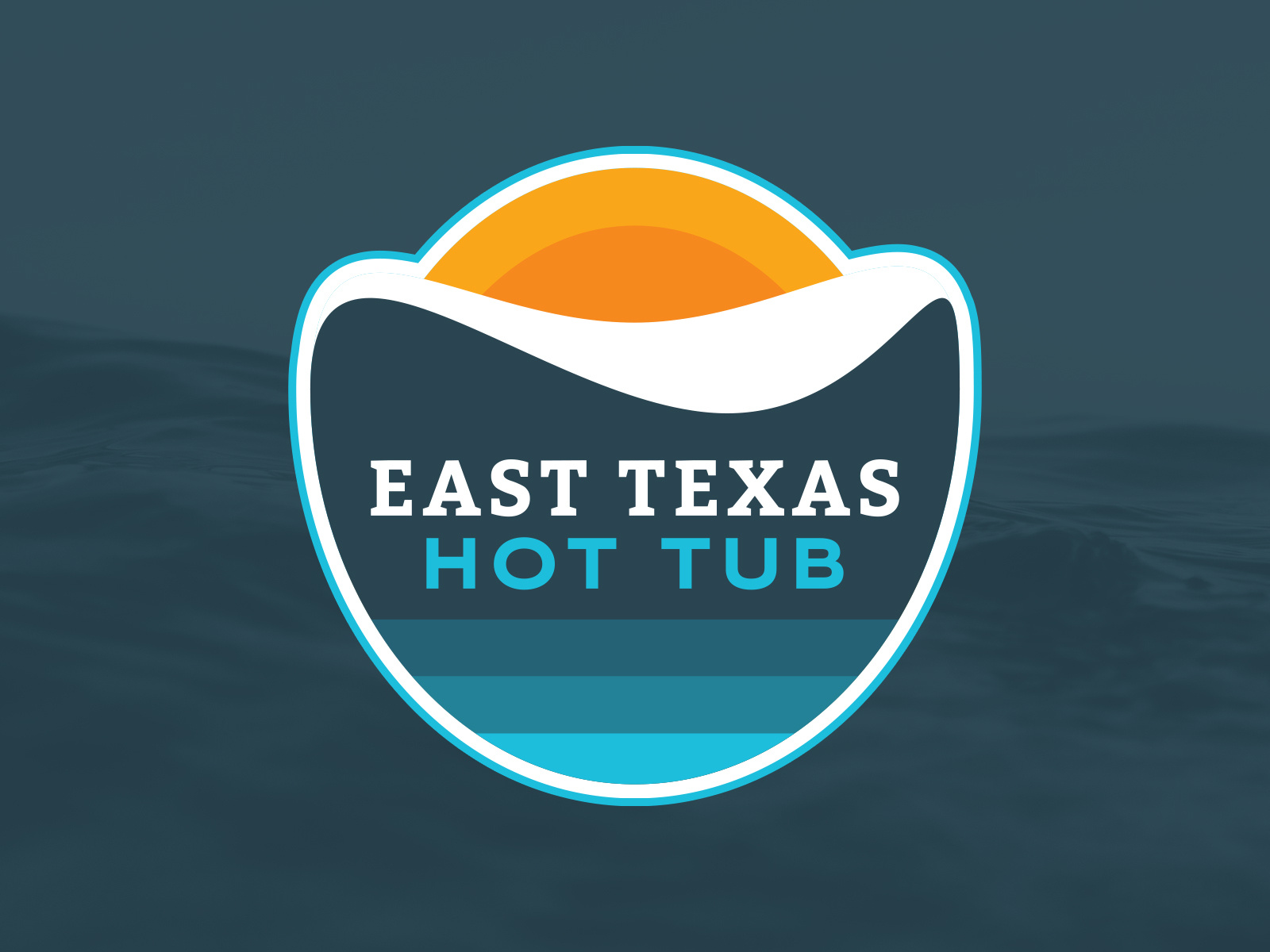 East Texas Hot Tub Logo Concept by Zach Oldham on Dribbble