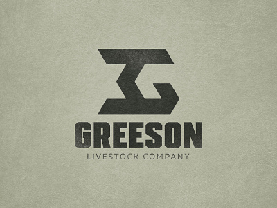 Greeson Livestock Company Concept brand branding cattle livestock logo ranch texas vector