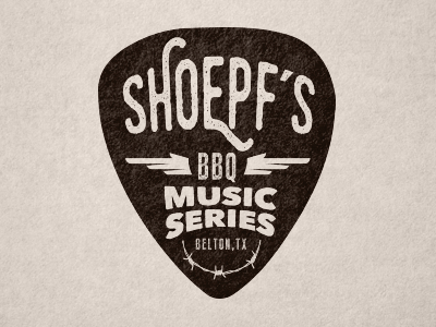 Shoepf's BBQ Music Series Badge