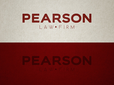 Pearson Law Firm Logo Concept