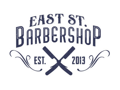 East St. Barbershop Logo Concept