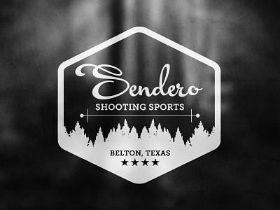 Sendero Shooting Sports Logo Concept guns range sendero woods