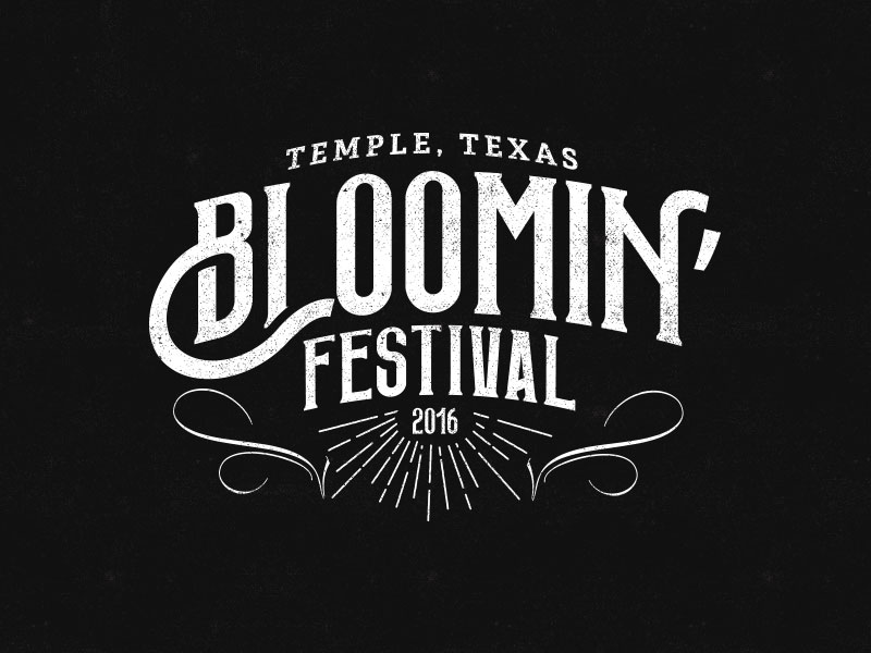 Bloomin' Festival Logo Concept (Mark II) by Zach Oldham on Dribbble