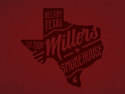 Miller's Smokehouse T-Shirt Concept