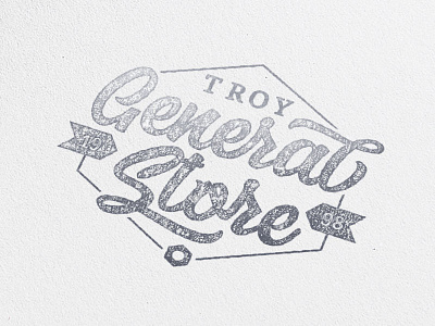 Troy General Store Logo Concept general store logo texas troy vintage