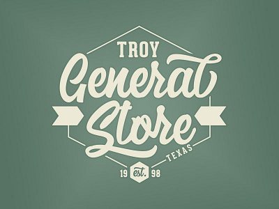 Troy General Store Final Mark general store logo texas troy vintage