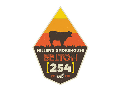 Patch Hat Concept barbecue belton cow patch