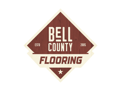 Bell County Flooring Logo Concept By Zach Oldham On Dribbble