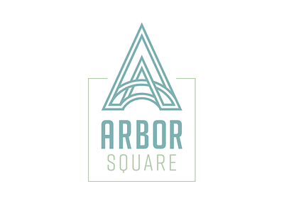 Arbor Square Logo Concept Mark II arbor commercial logo real estate square