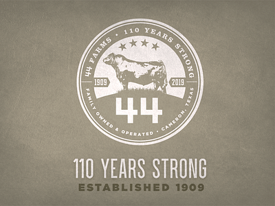 110 Years Strong Badge