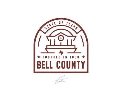 Bell County Logo Concept brand city city branding county feedback logo texas