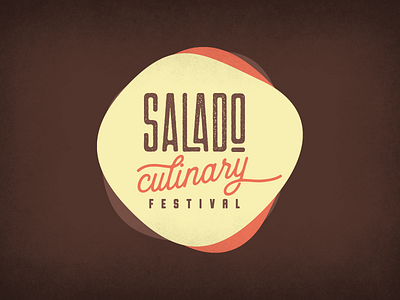 Salado Culinary Festival Logo Concept culinary design feedbackwelcome festival logo salado texas