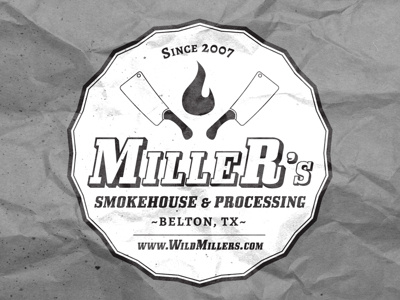 Miller's Smokehouse & Processing (Concept) logo