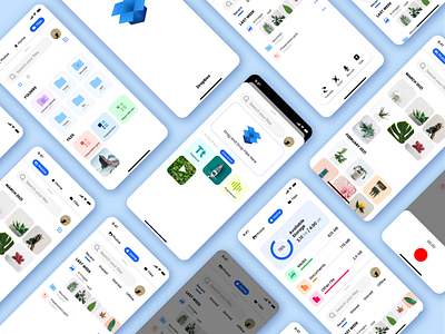 Dropbox App Redesign Challenge branding challenge cloud concept design dropbox figma redesign storage ui ui design uiux upload ux