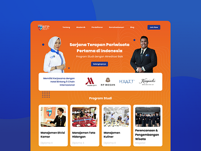 BTP University Web Redesign design figma indonesia ui uidesign uiux ux