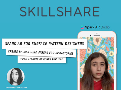 Skillshare Course - Spark AR Studio for Surface Pattern Designer