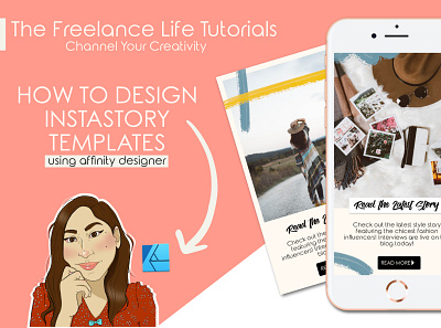 How to Design Instastory Templates in Affinity Designer affinitydesigner design graphic design social media social media templates tutorial